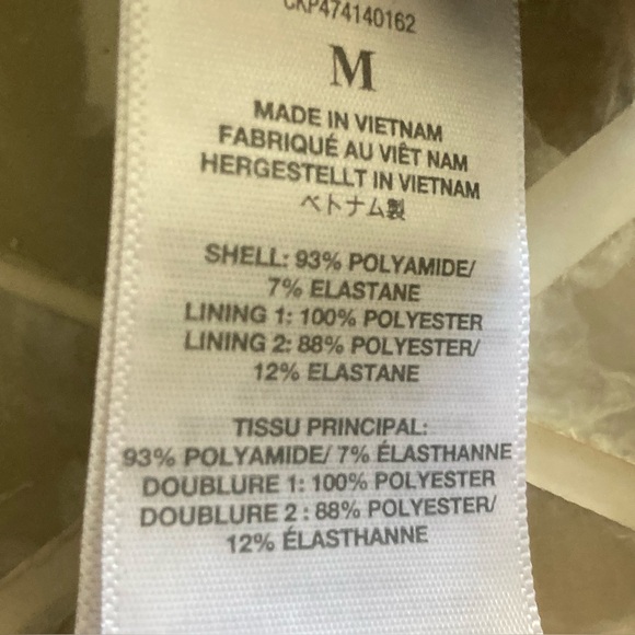 Madewell Ribbed Balconette Bikini Top & Hi-Waist bottoms in True Aubergine (S/M) - Picture 8 of 9